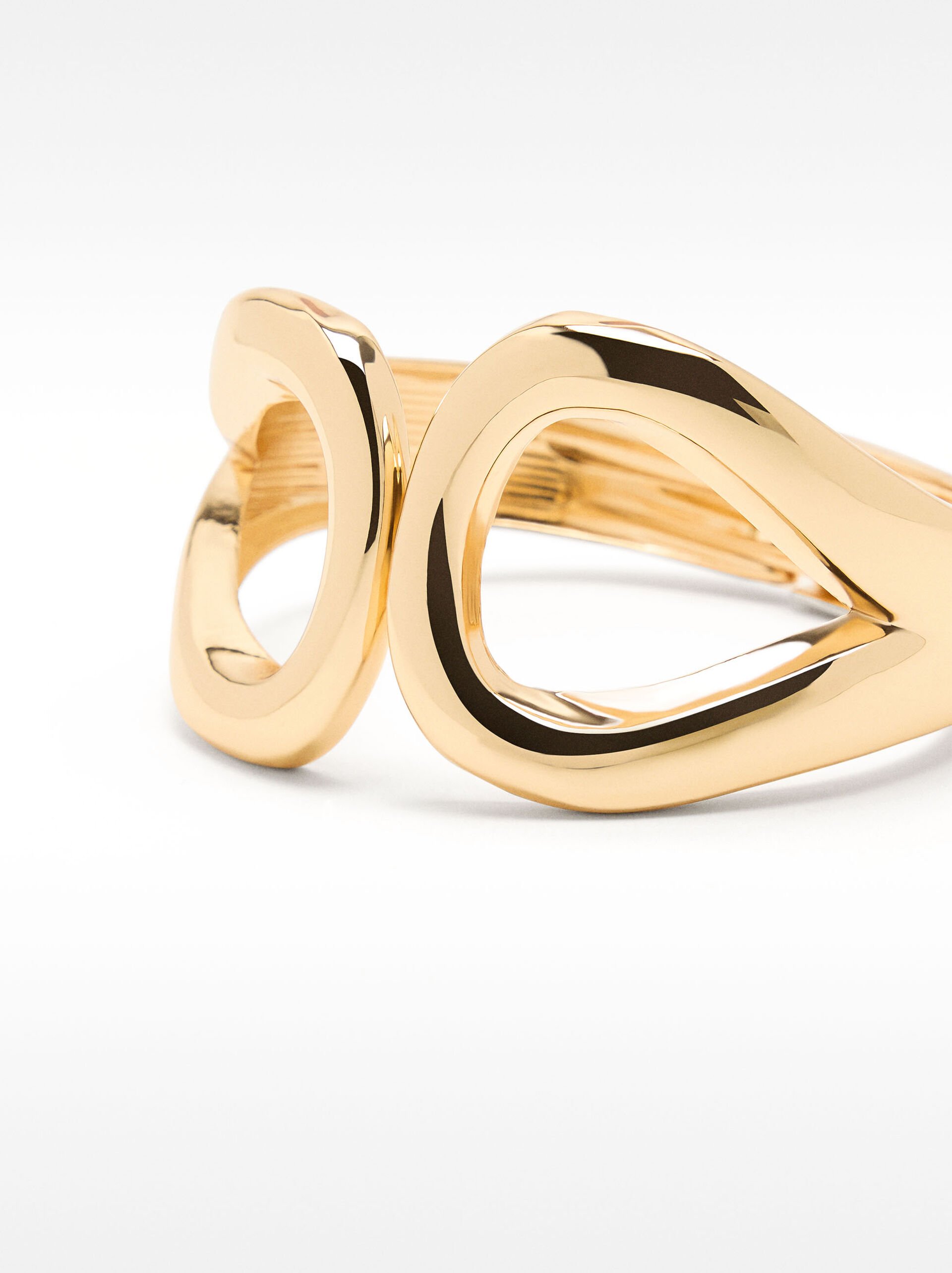 Open bracelet with hoops image number 1.0