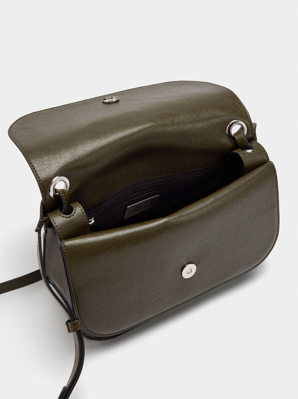 Sac bandoulière avec rabat double