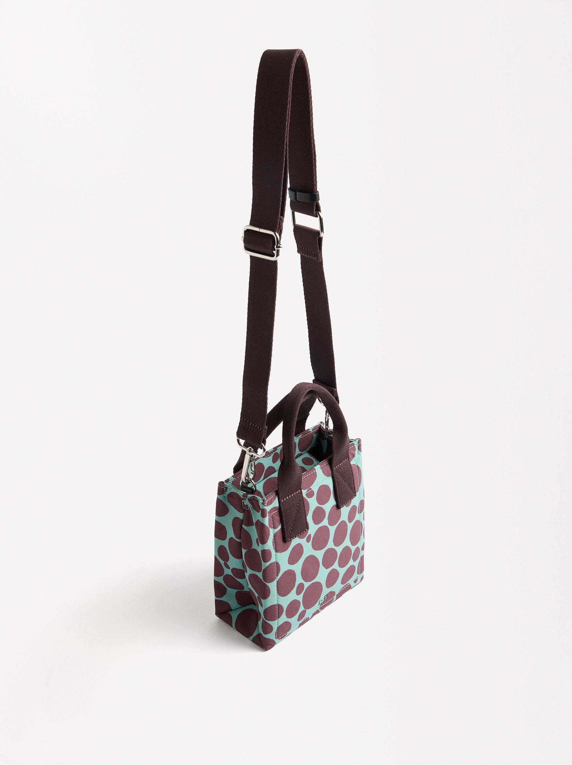 Mala tote de nylon estampada image number 2.0