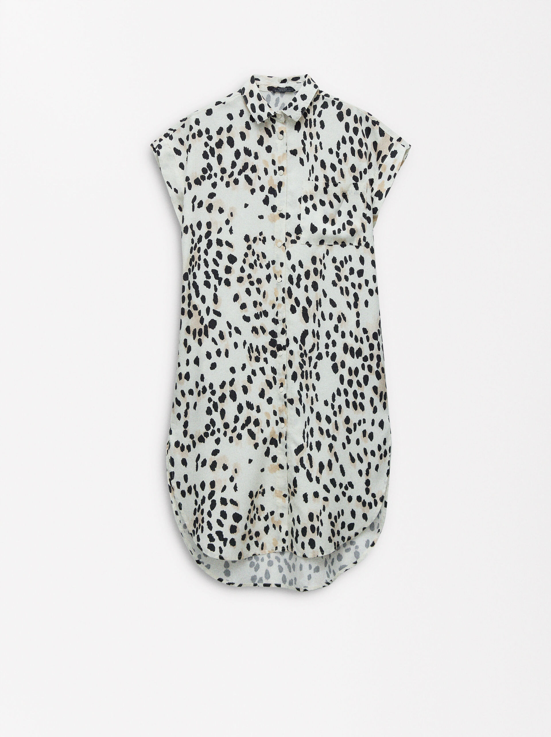 Lyocell shirt dress image number 4.0