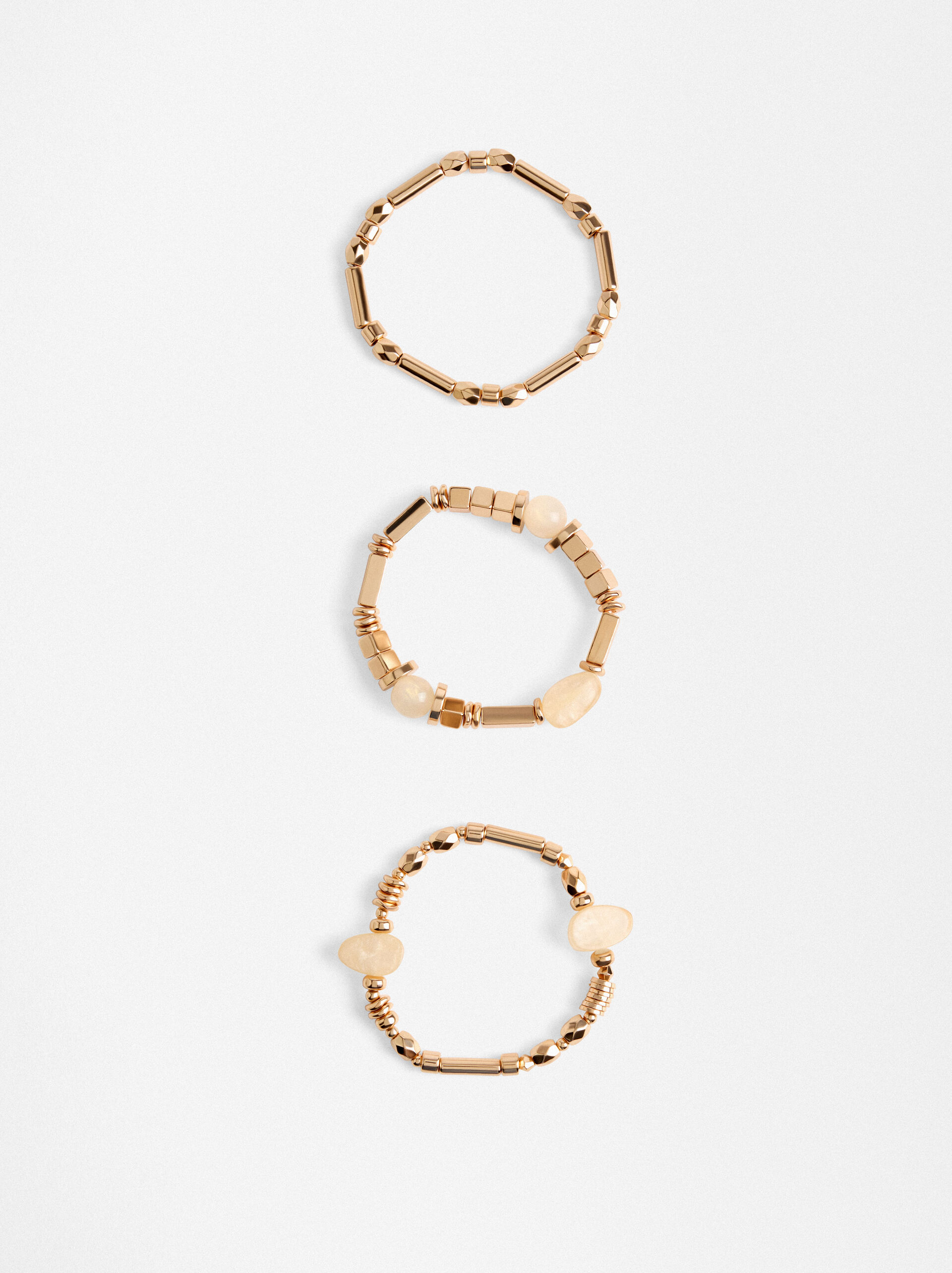 Set pulseiras elásticas missangas image number 3.0