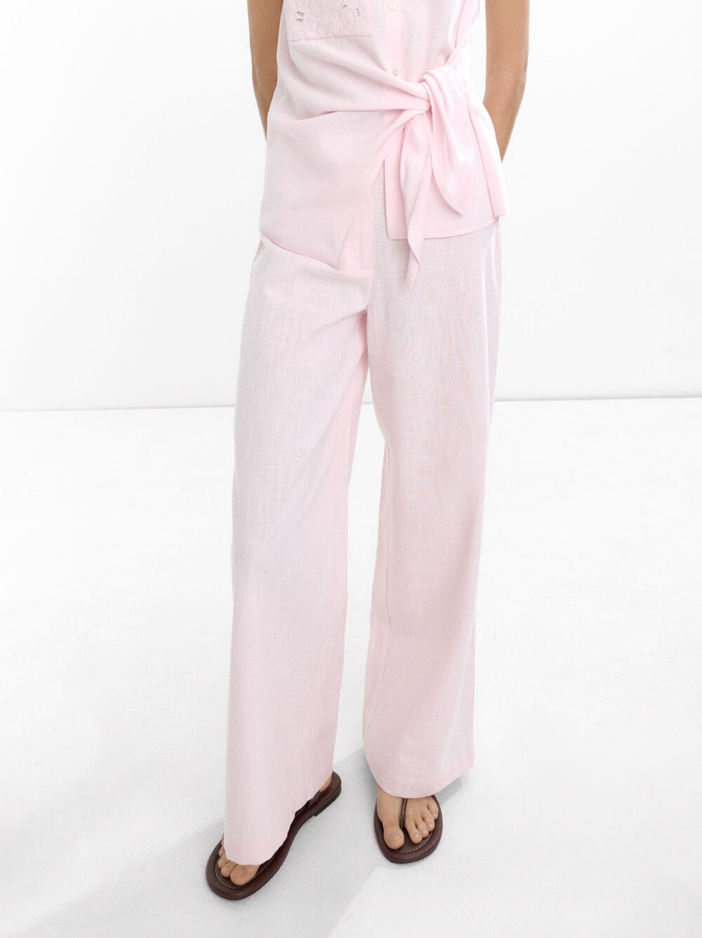 Trousers with 100% cotton