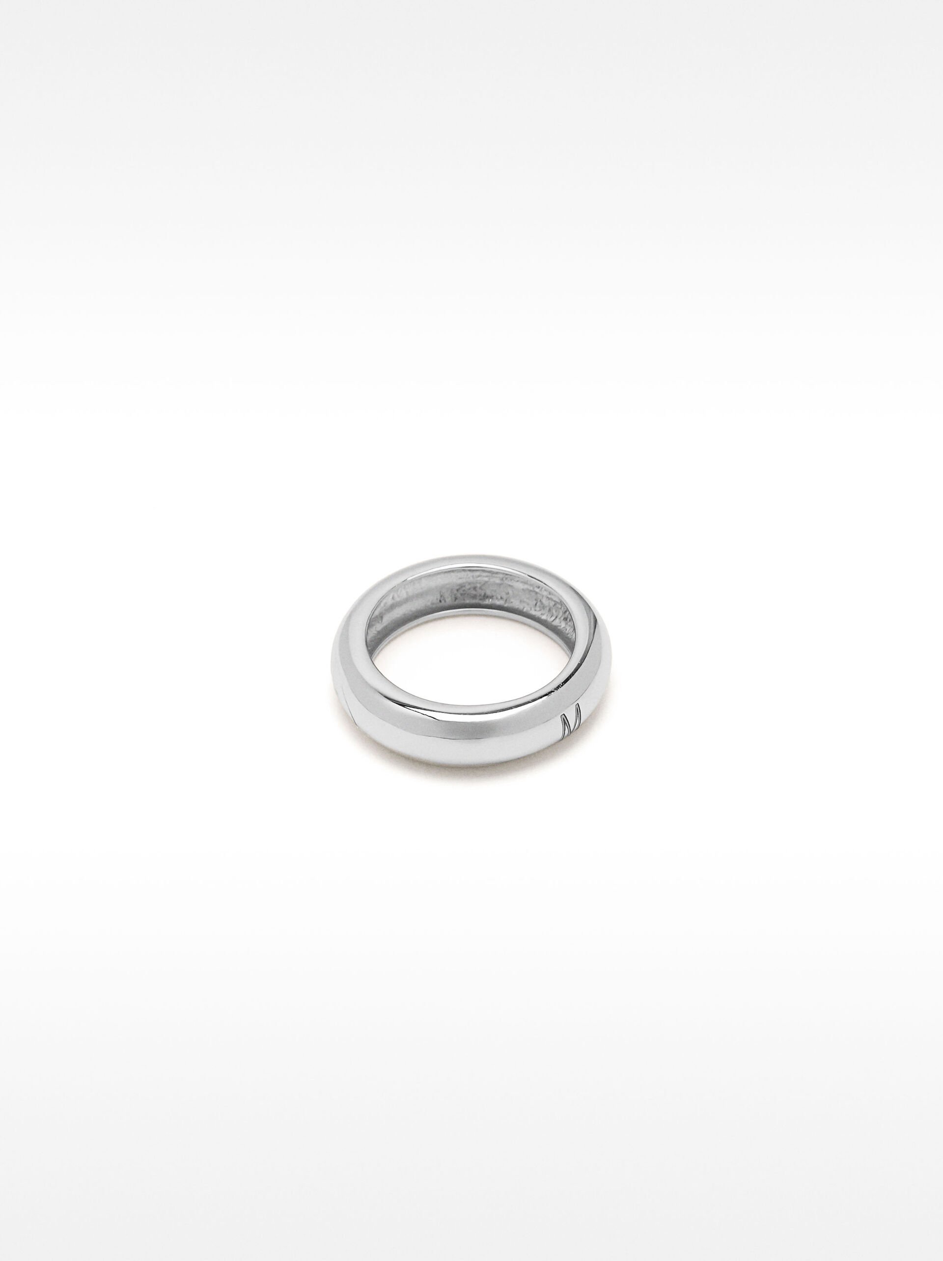 Rounded ring for pinky finger - 925 sterling silver image number 3.0