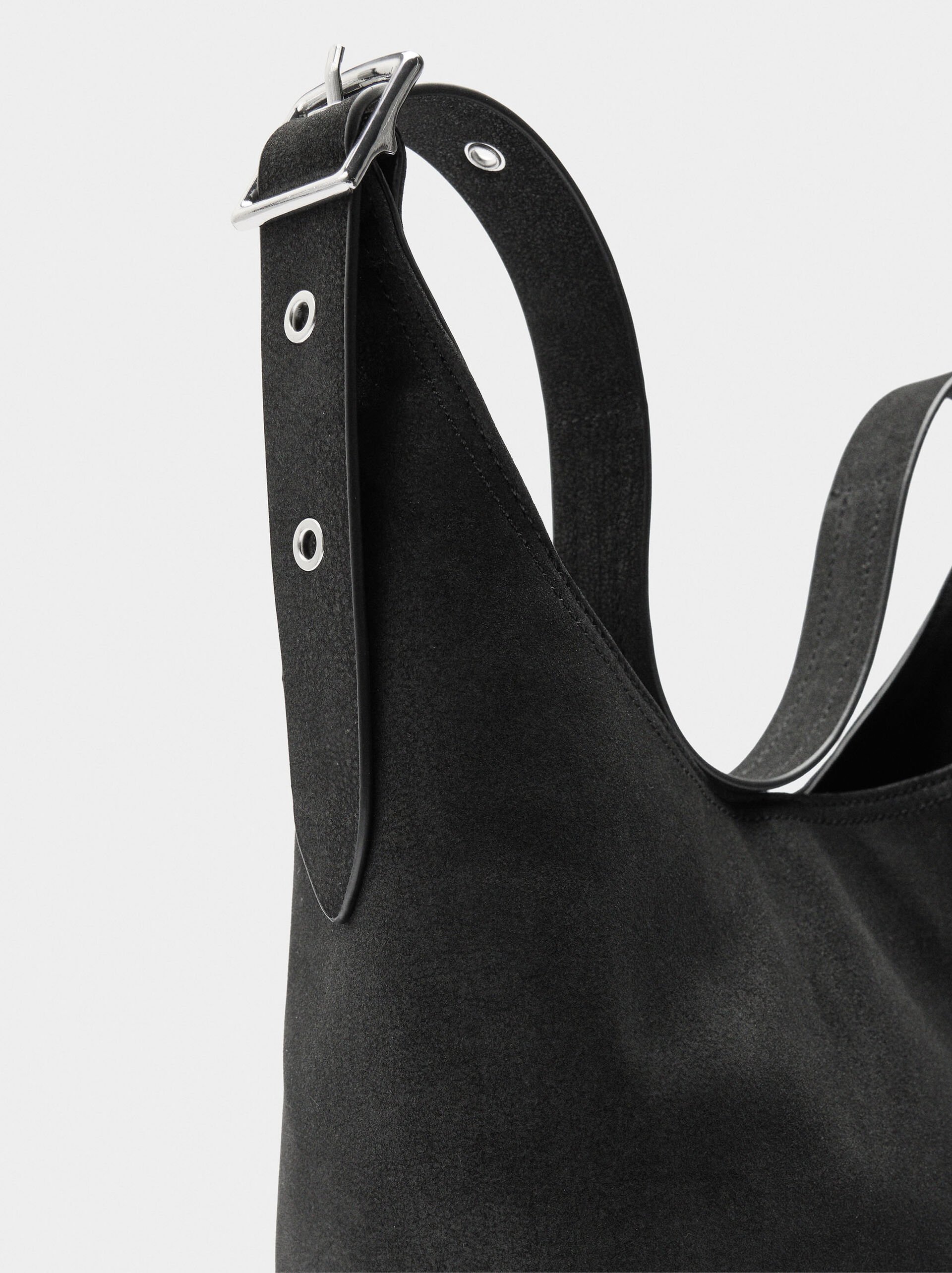 Sac à épaule avec effet cuir image number 2.0