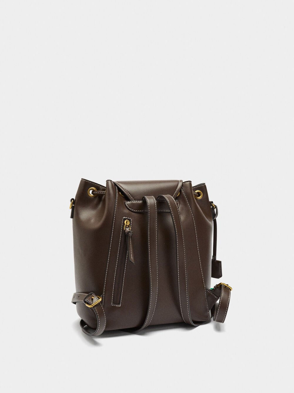 Backpack with crossbody bag strap