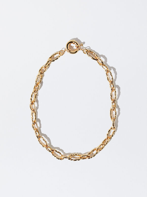 Online Exclusive - Gold-Toned Chain Necklace, Golden, hi-res