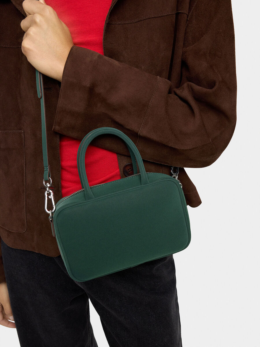 Bowling bag with soft texture