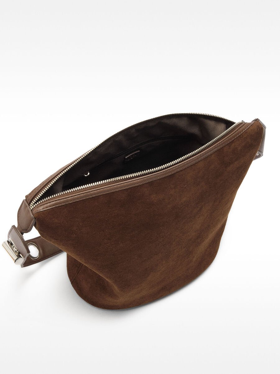 Leather-effect shoulder bag