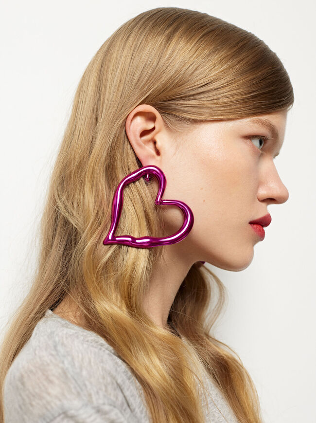 Online Exclusive - Heart Earrings image number 0.0