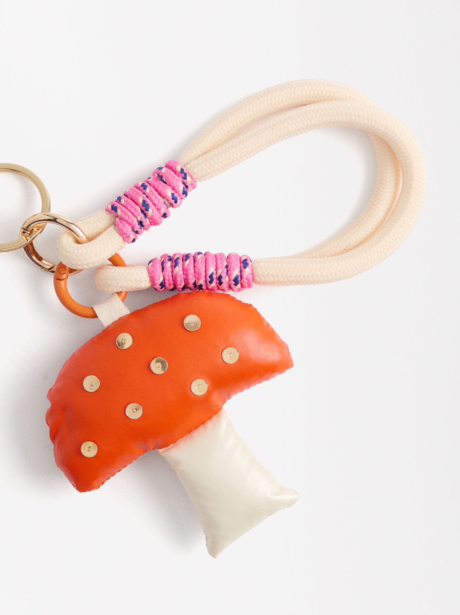 Mushroom keychain charm image number 1.0