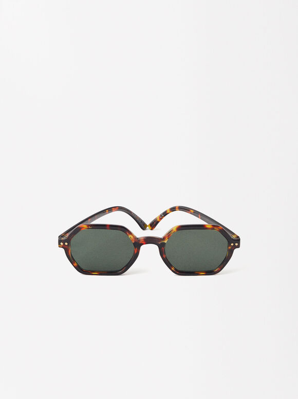Hexagonal Sunglasses, , hi-res