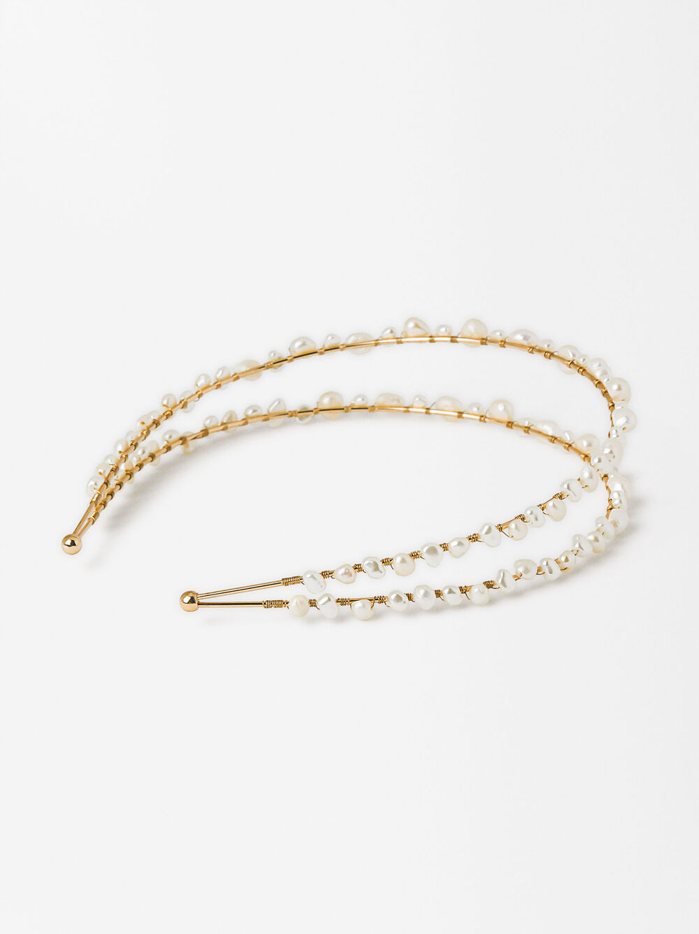 Thin Headband With Pearls