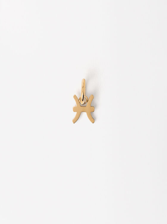 Stainless Steel Charm, Golden, hi-res