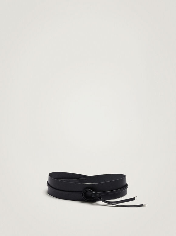 Sash Belt, Black, hi-res