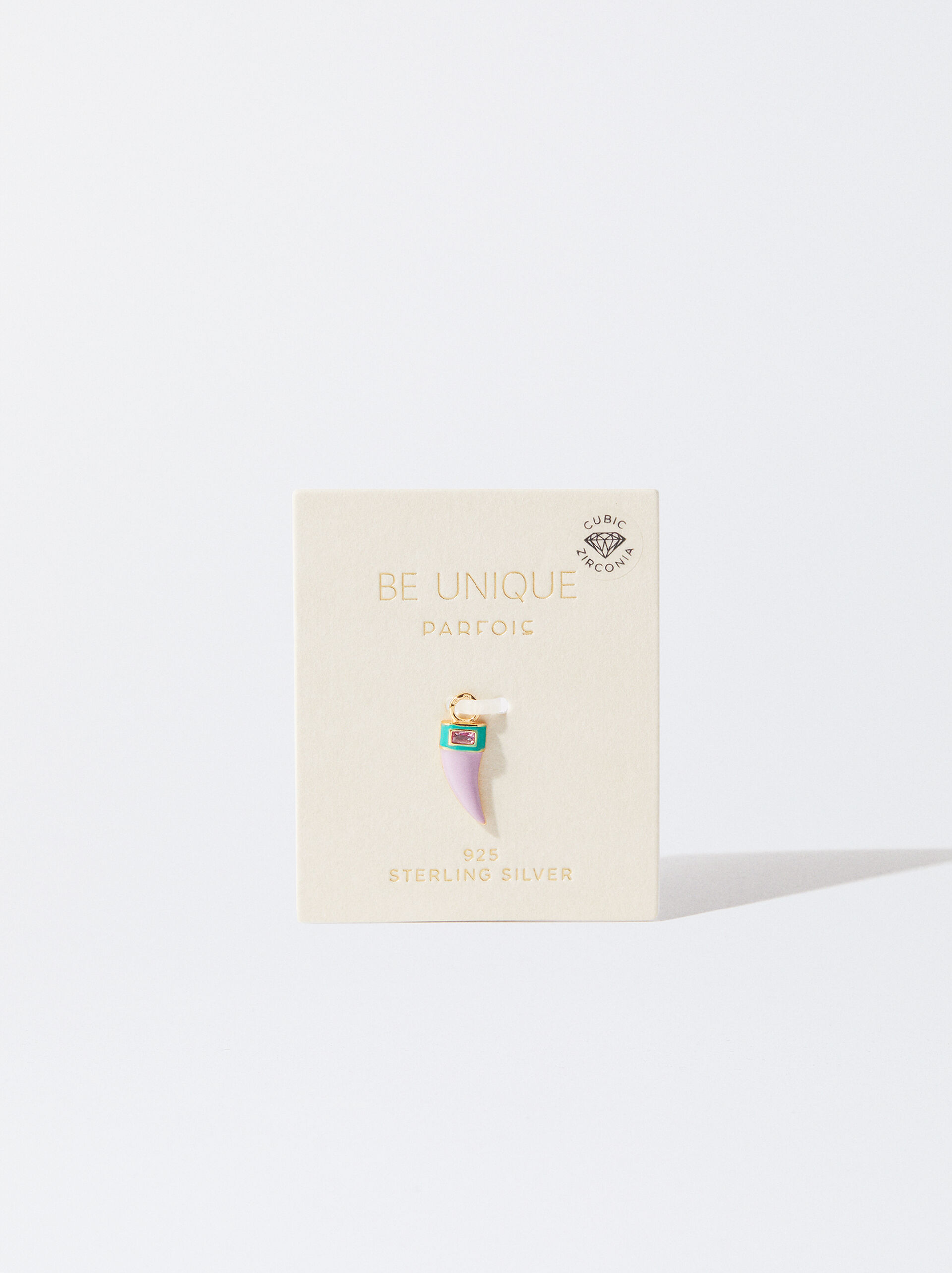 925 silver horn charm image number 4.0