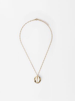 Gold Shell Necklace image number 0.0