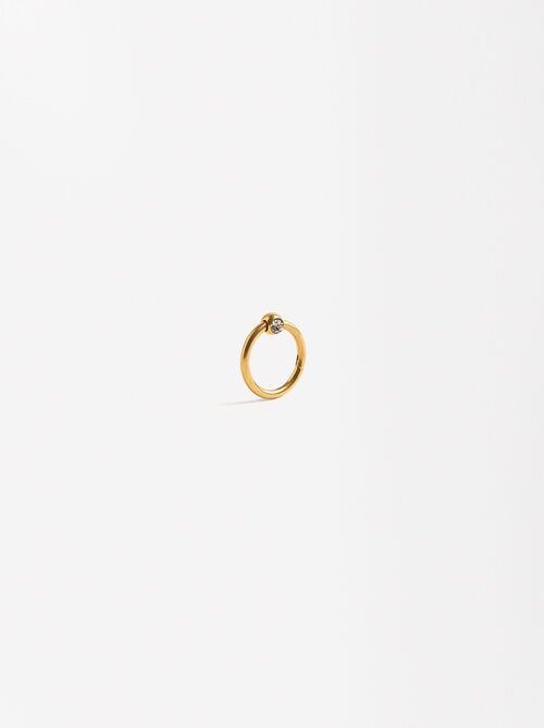 Piercing cristal - Acero inoxidable