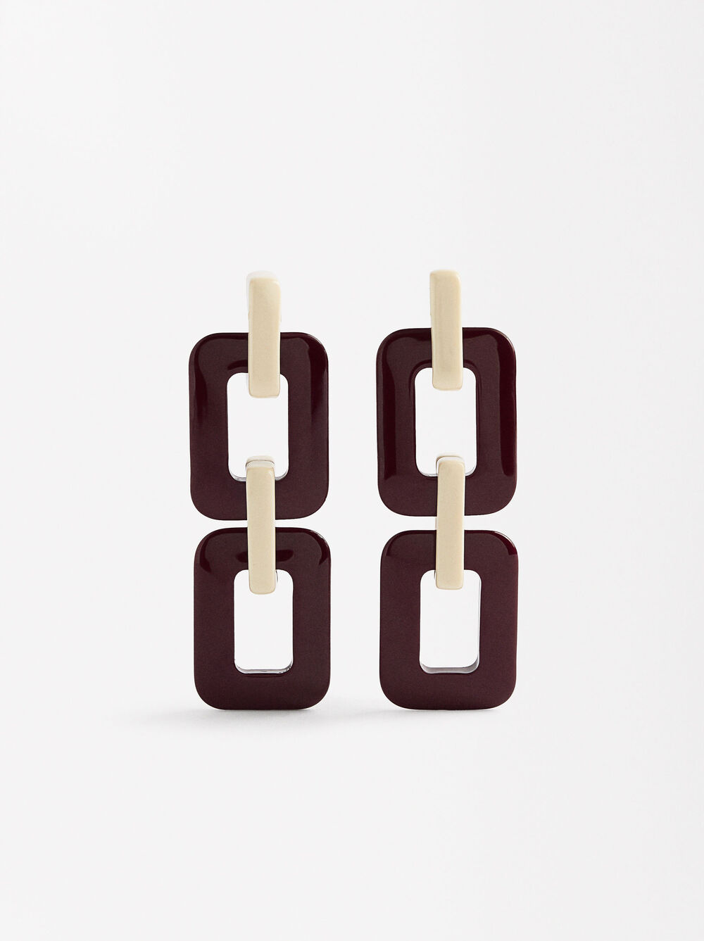 Maxi rectangular earrings