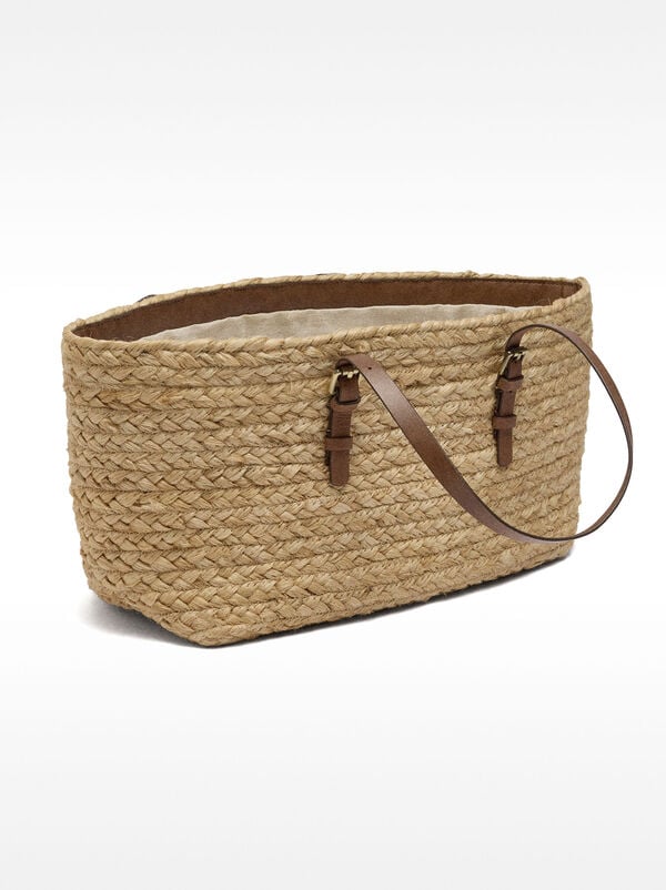Jute shopper bag L