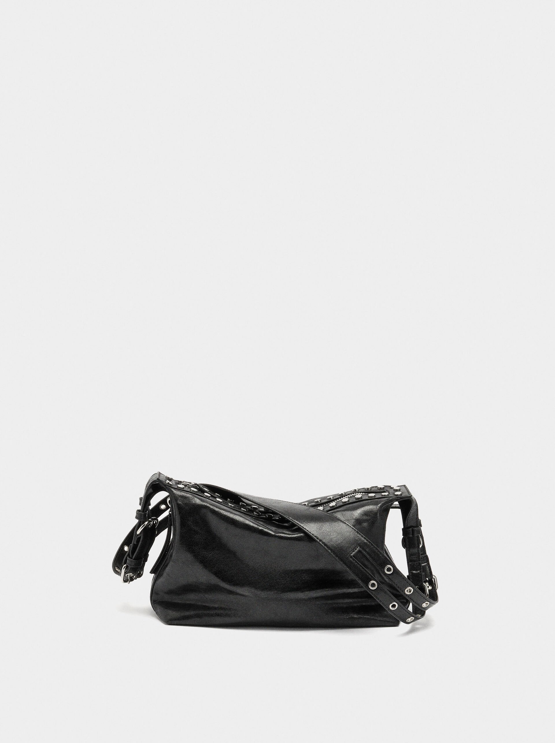 Shoulder bag with studs image number 0.0