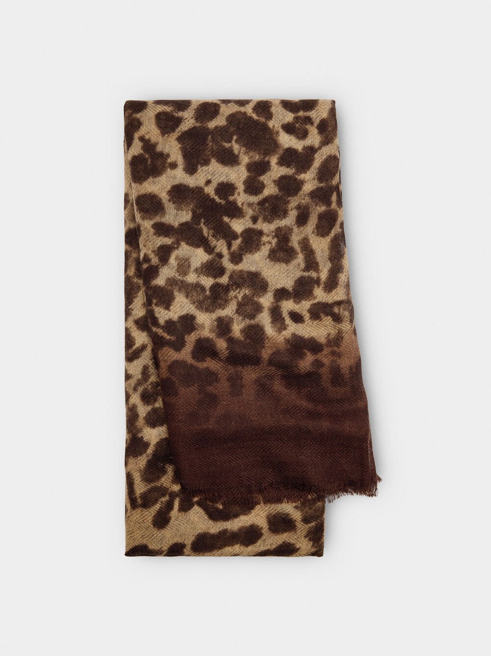 Scarf with animal printed
