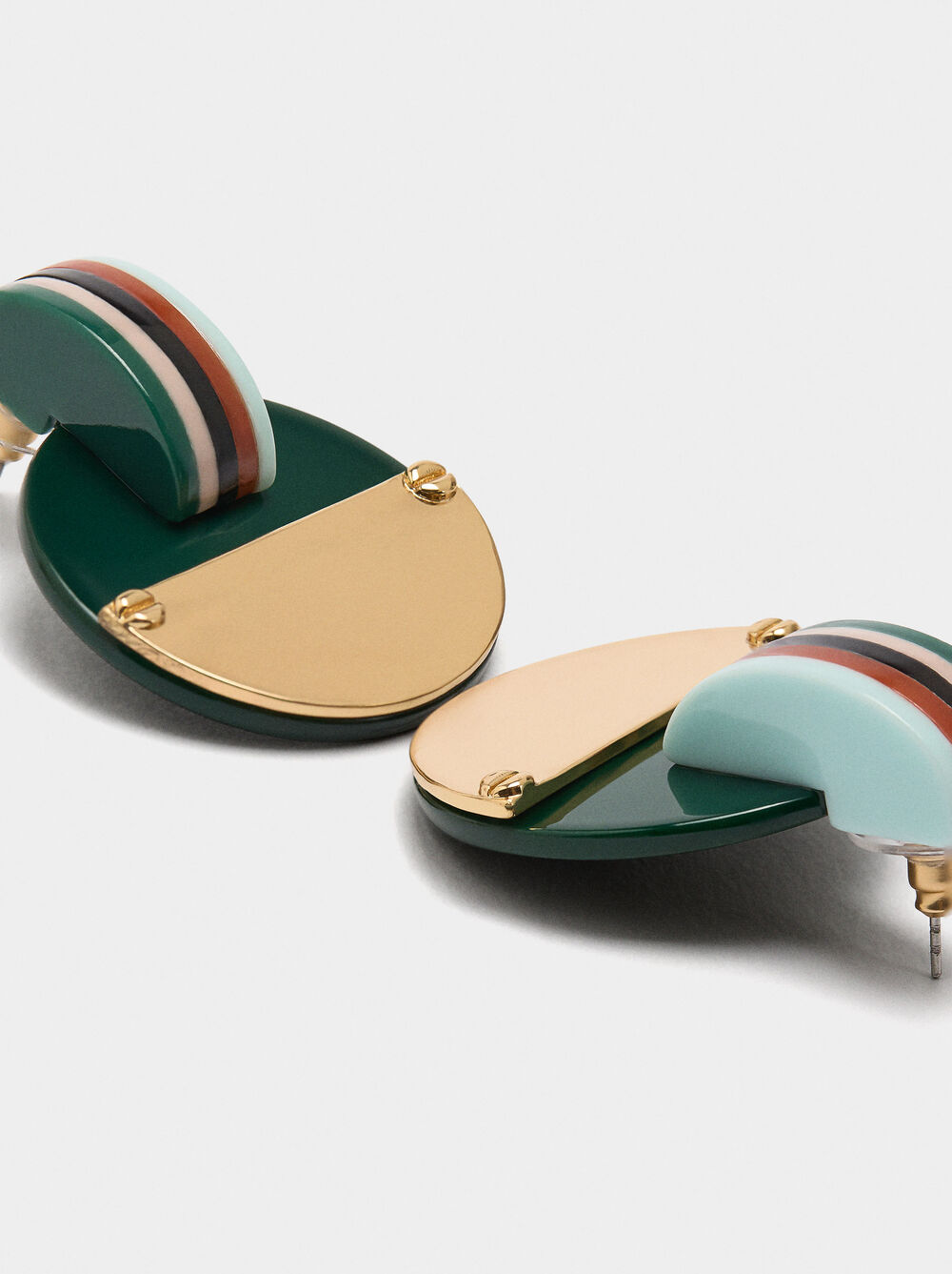 Lange Ohrringe aus Harz