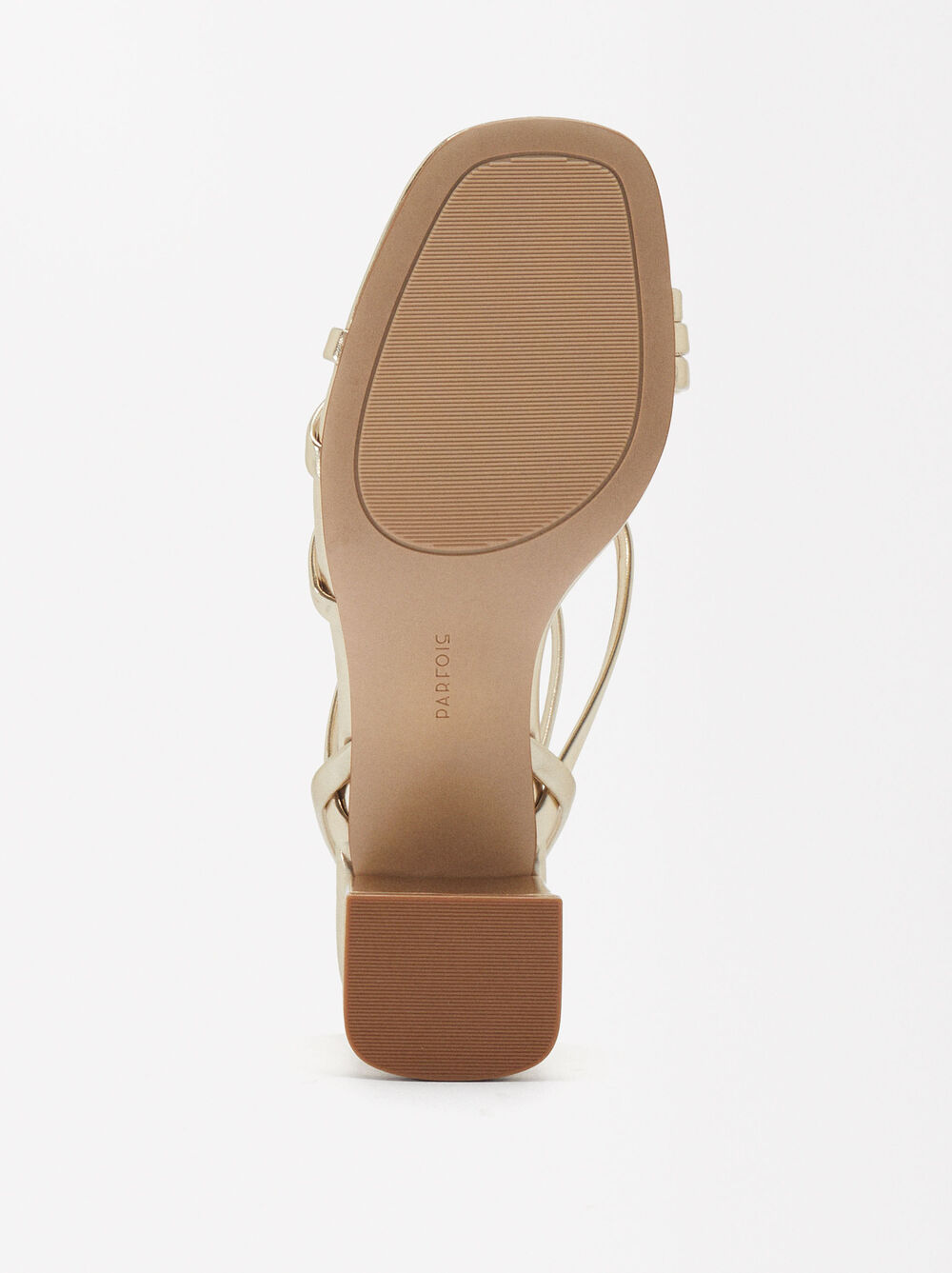 Online Exclusive - Metallic Strap High Heel Sandals