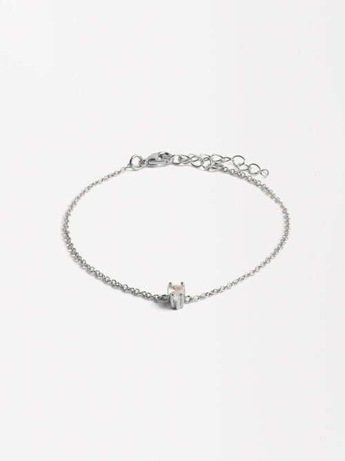 Bracelet with zirconia