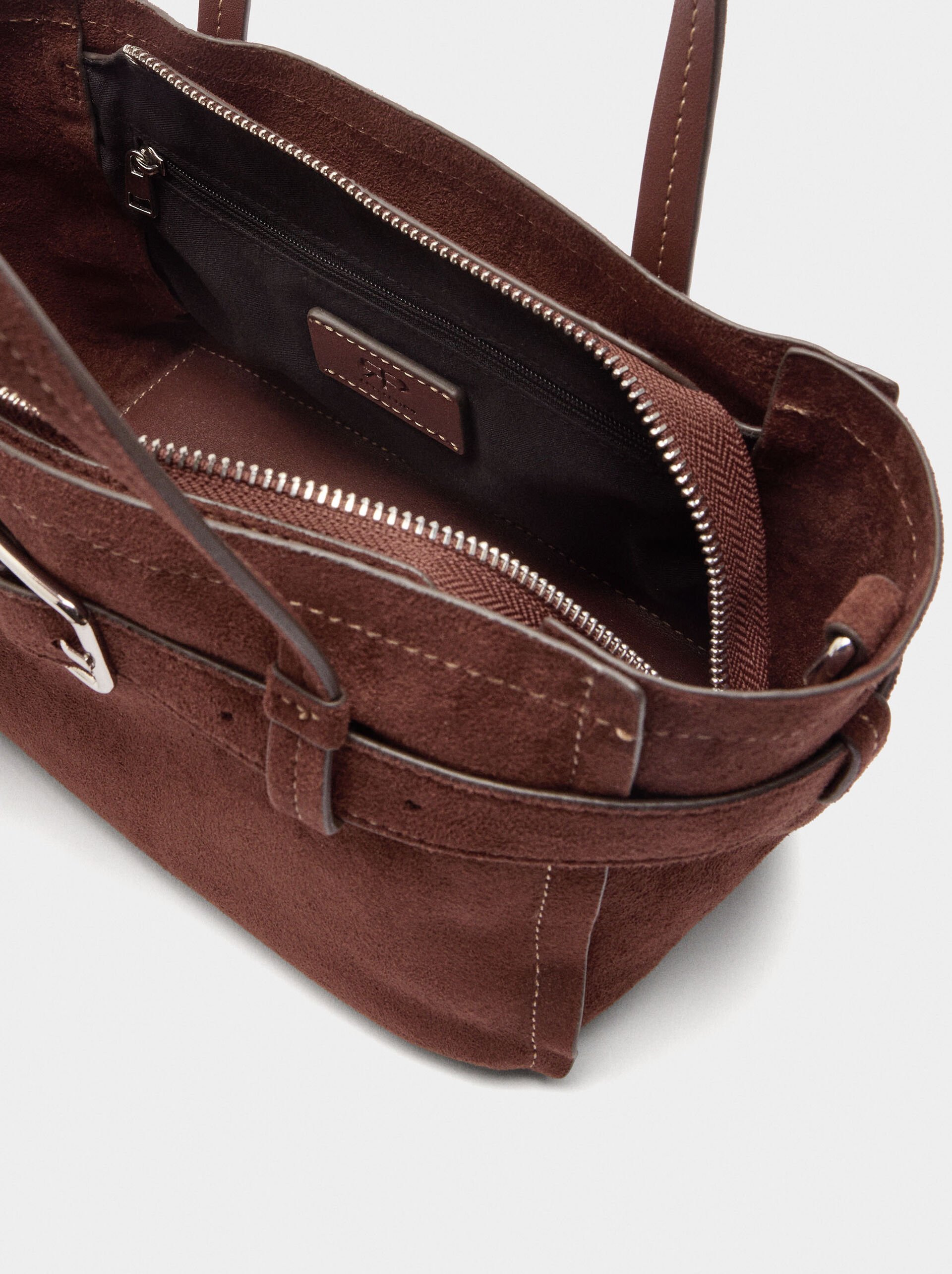 Tote bag with belt and pendant image number 3.0