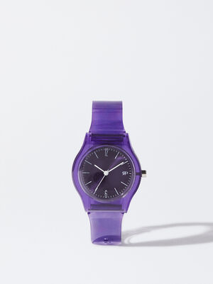 Watch With Silicone Strap image number 0.0
