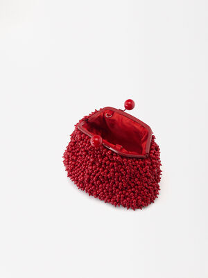 Party Handbag With Beads - Online Exclusive image number 4.0