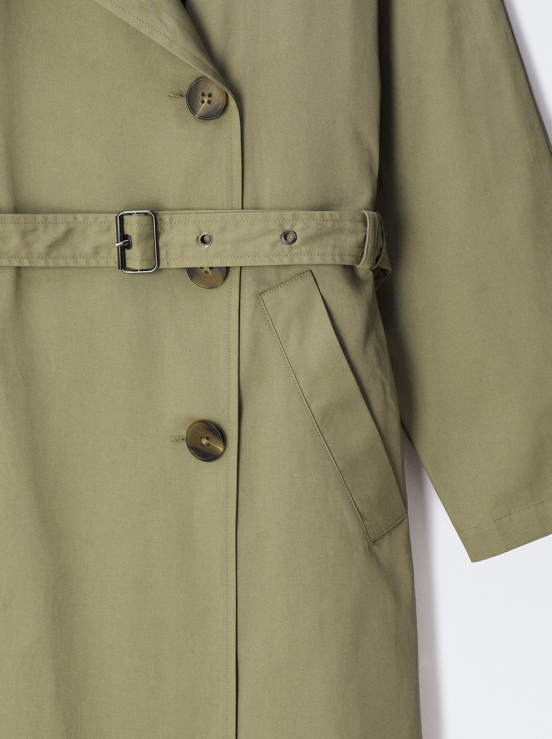 Classic Trench Coat With Belt image number 6.0