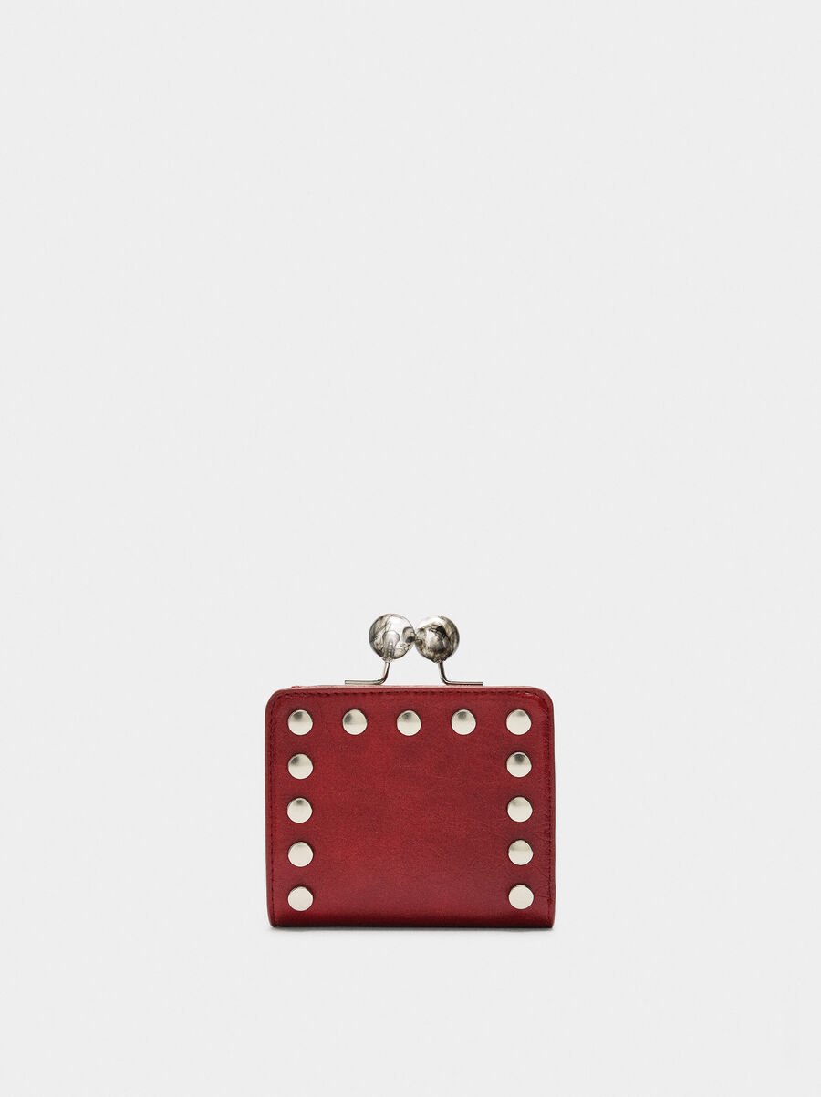 Cartera básico con tachuelas