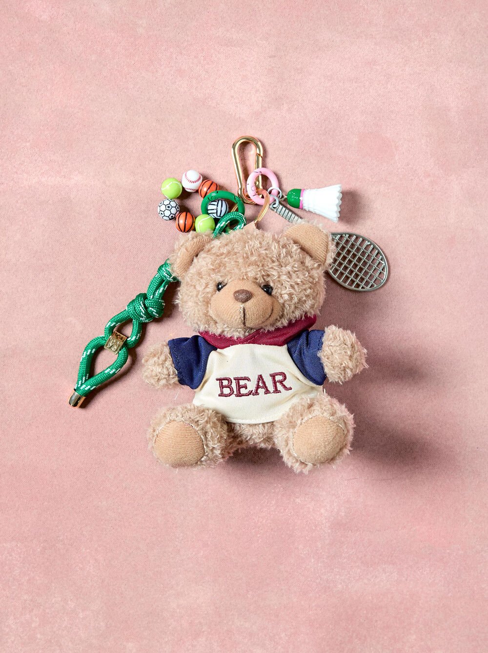 Keychain charm TENNIS - The Bear Collection