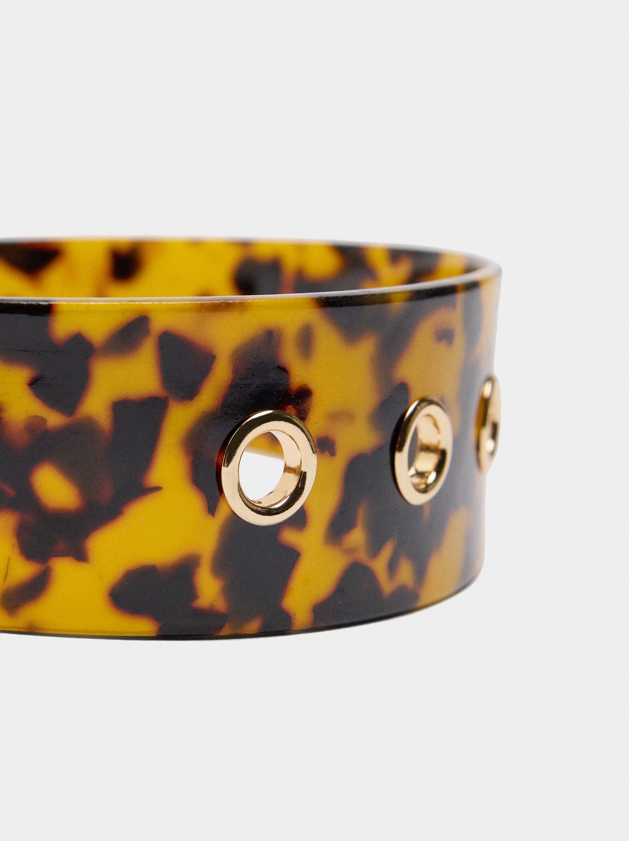 Diadema de efecto carey amb tatxes image number 1.0