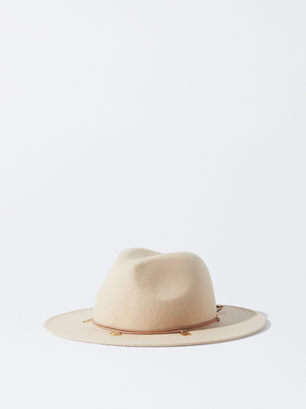 Chapeau En Laine, Beige, hi-res