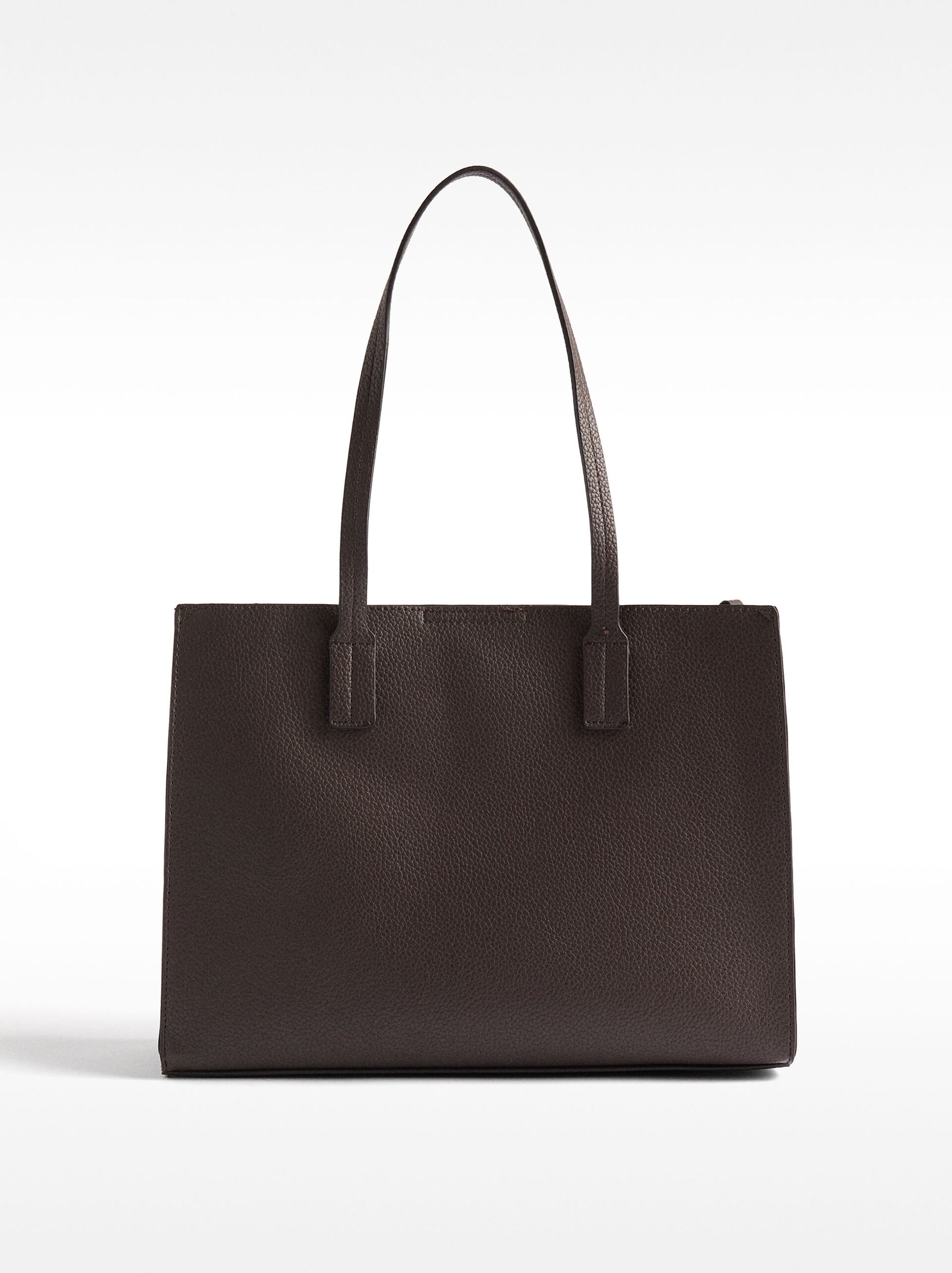Shopper bag with removable pouch image number 0.0