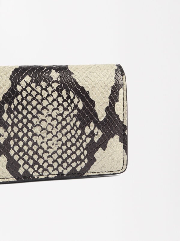 Animal print wallet