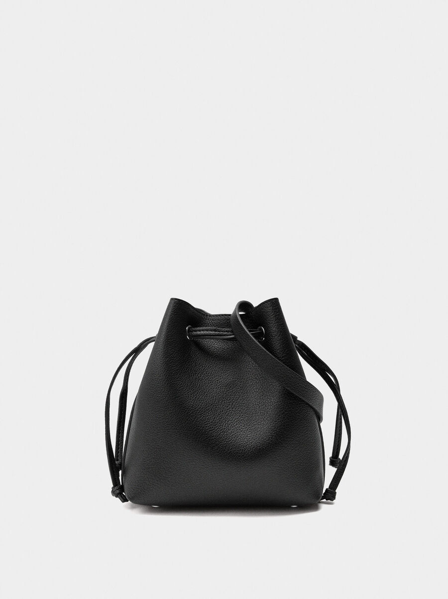 Bolso bandolera con cordón