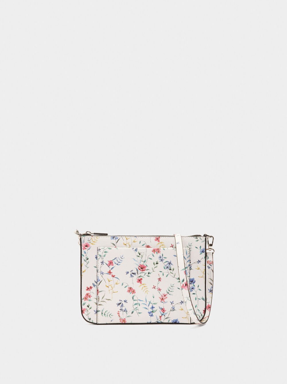 Crossbody bag with floral print