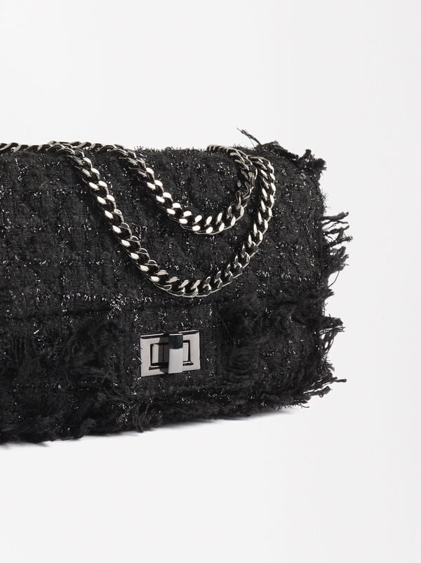 Tweed party bag