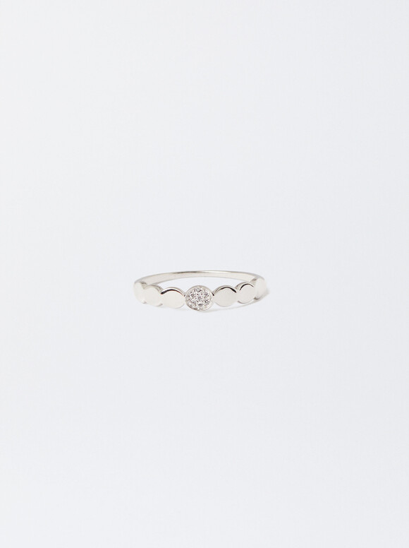 926 Silver Ring With Zirconia, Silver, hi-res