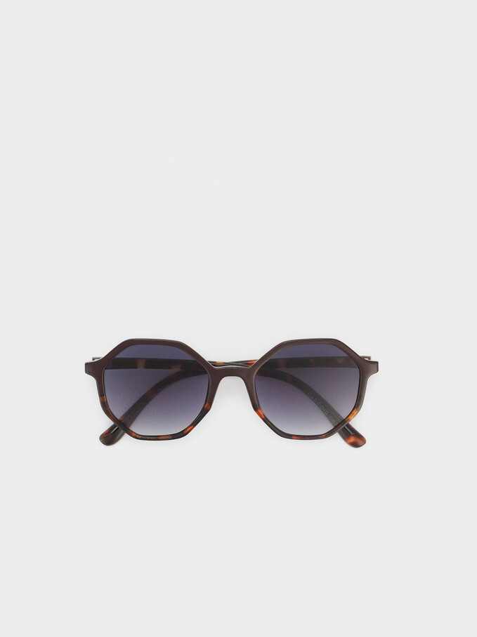 Sunglasses With Round Frames, , hi-res