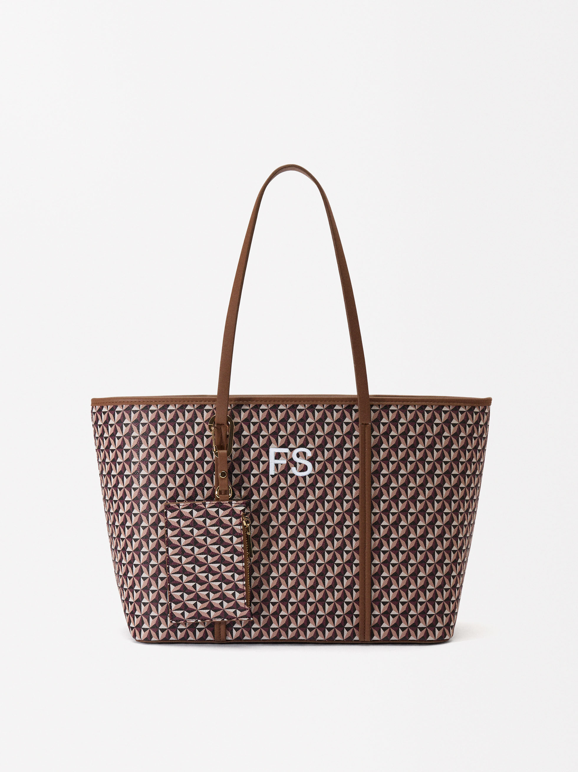 Online Exclusive Personalized Shopper Bag With Pendant