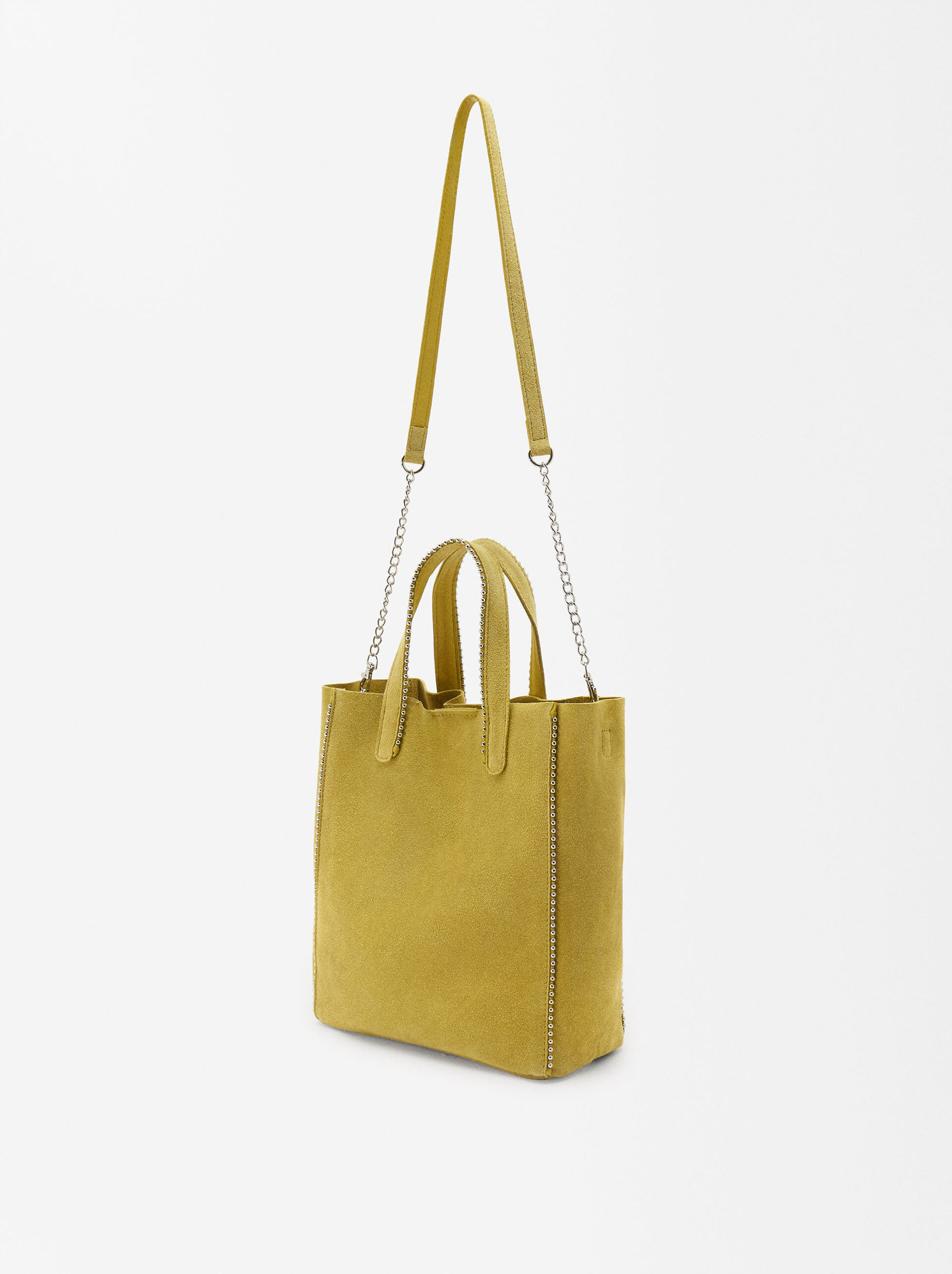 Leather Tote Bag With Pendant - Limited Edition image number 3.0