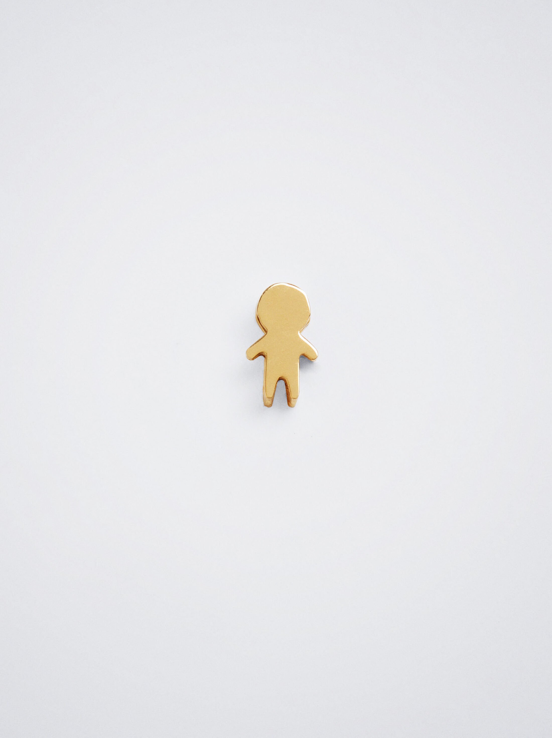 Online Exclusive - Stainless steel boy charm image number 0.0