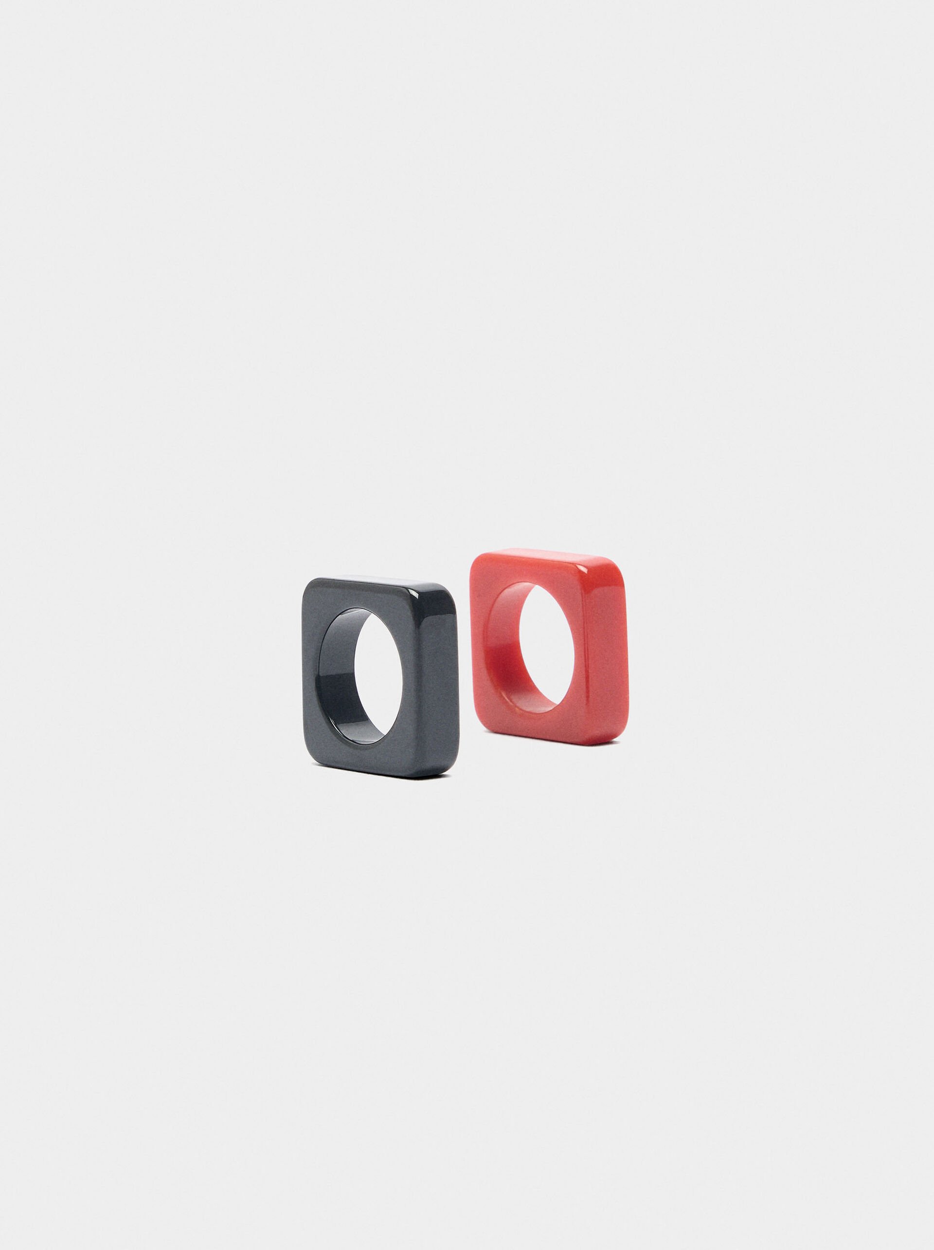 Set of rings with squares image number 2.0