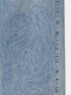 Embroidered Jeans image number 7.0