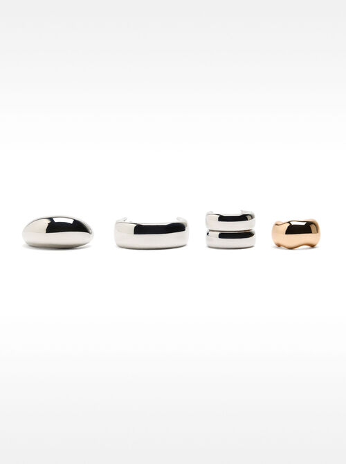 Set with bicolor earrings