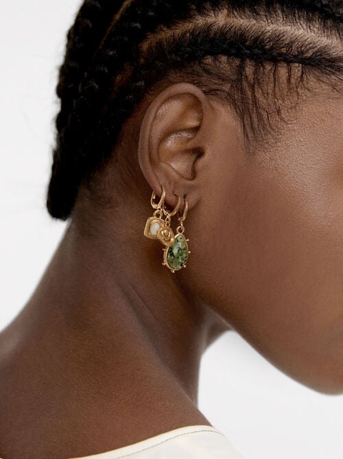 Set de aros con piedras